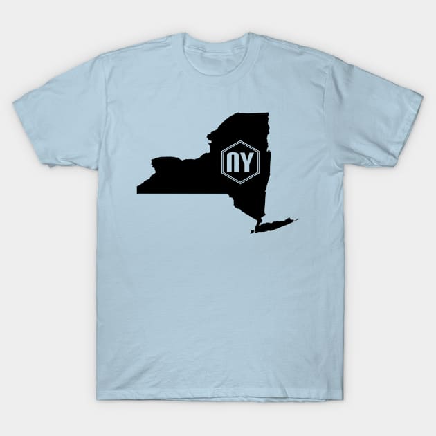 New York Homer (Black) T-Shirt by caknuck